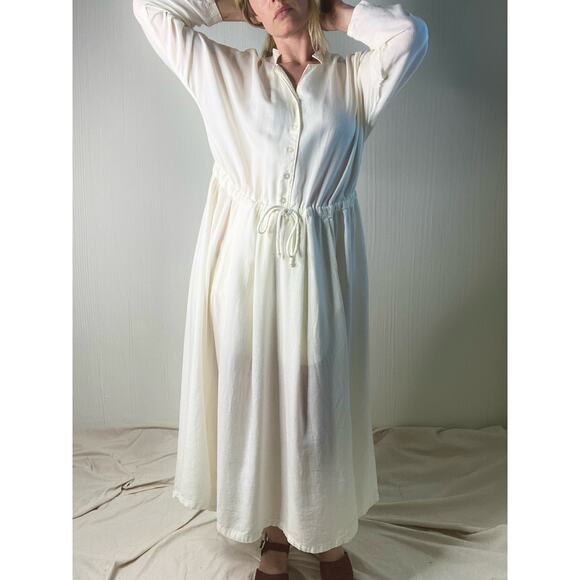 BLACK CRANE White Maxi Dress US MEDIUM - Picture 10 of 15